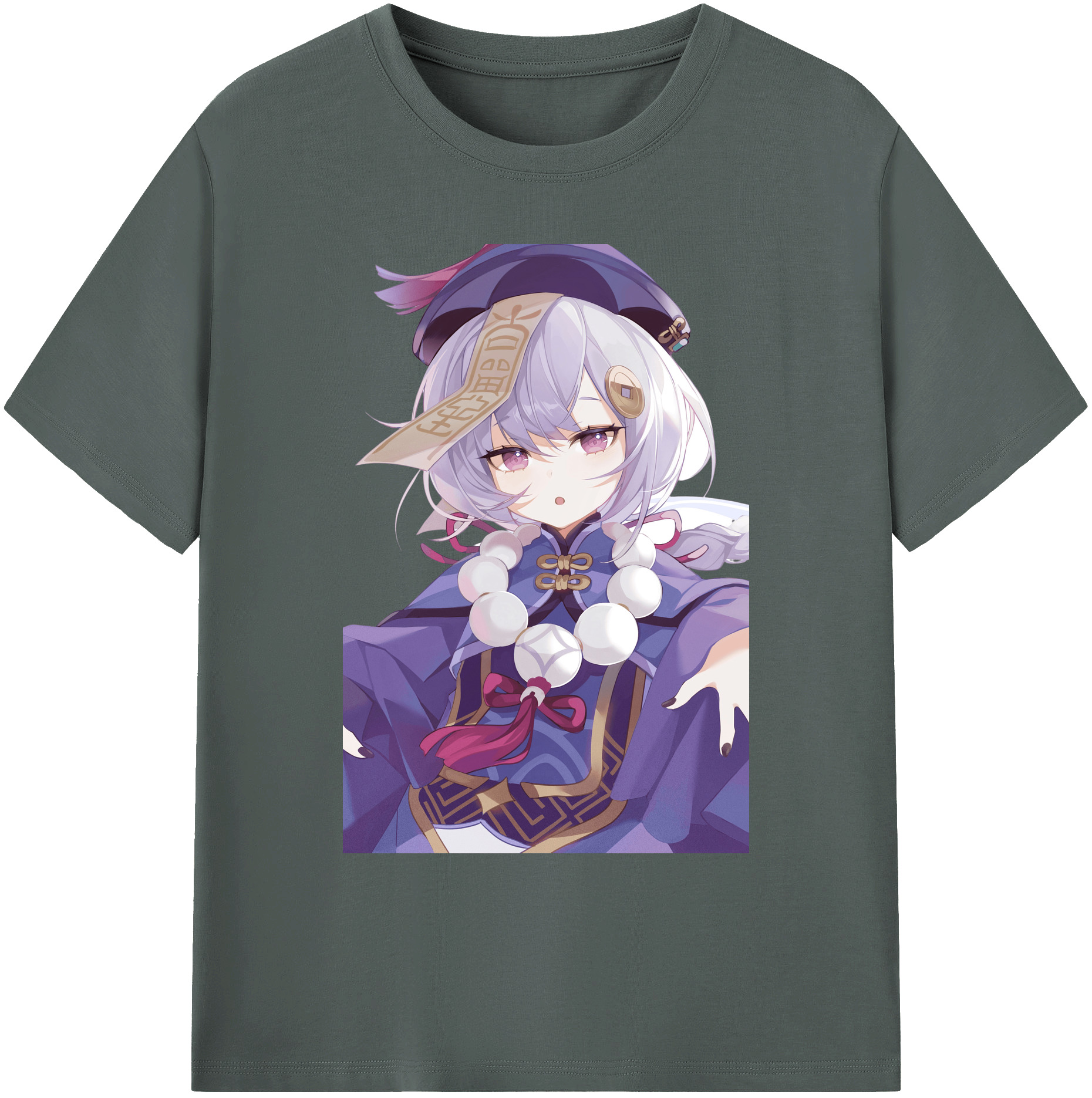 げんし神 七七 なな  genshin Nana 綿100％ メンズ半袖Tシャツ｜肌触りやわらか＆通気性